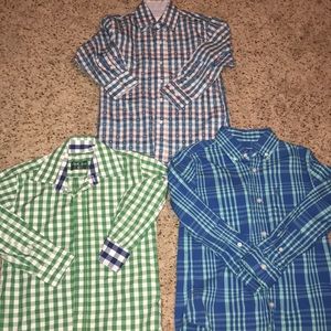 Lot of boys designer button downs size 6